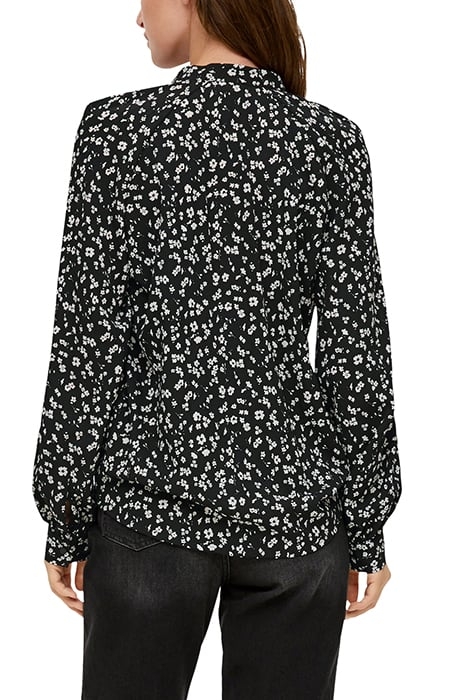 S.OLIVER BLOUSES GREY/BLACK 2