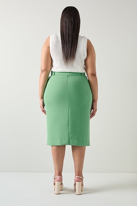 TABITHA PENCIL MIDI SKIRT GREEN 2
