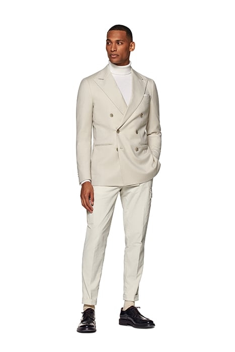 LIGHT BROWN TAILORED FIT HAVANA BLAZER LIGHT BROWN 5