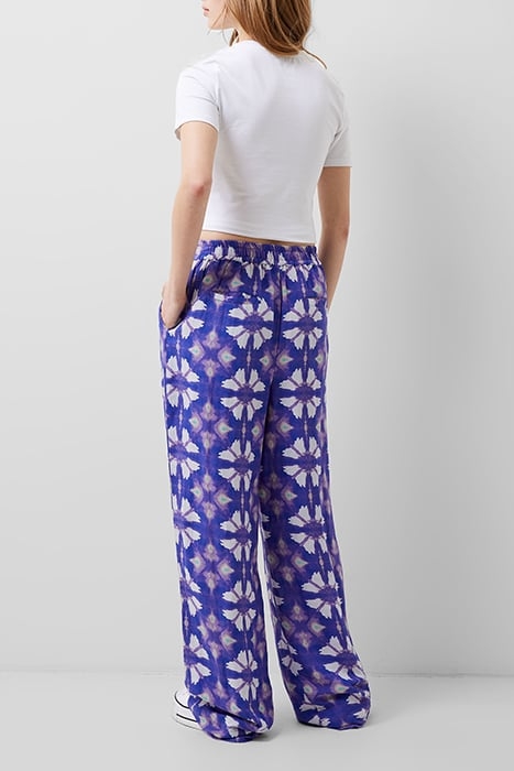 DORY BIRDIE LINEN TROUSERS BLUE 2
