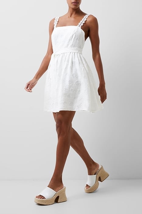 FREYA ORGANZA BURNOUT DRESS WHITE 3