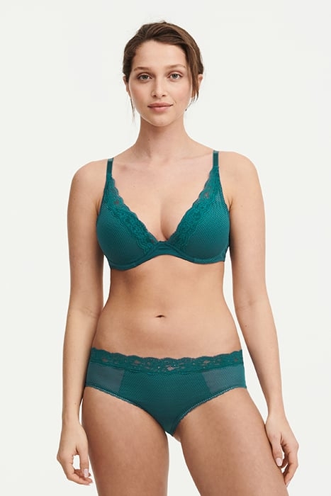 CO BRA TSHIRT PLUNGE ORIENTAL GREEN 1