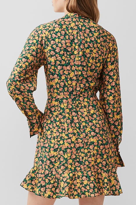 ALEEZIA FLAVIA TEXTURED DRESS GREEN 2