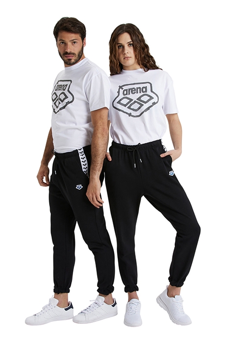 ARENA ICONS PANT SOLID BLACK-WHITE-BLACK 1