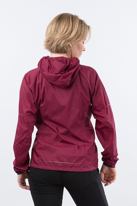 FLØYEN W ANORAK BEET RED / PEACH PINK 2