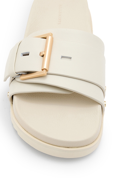 ELLIE STUD SLIDER PARCHMENT WHITE 6