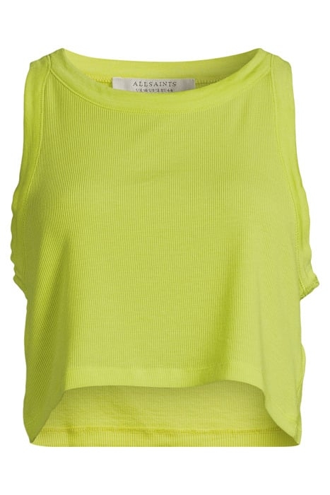RINA CROPPED TANK ZEST LIME GREEN 3