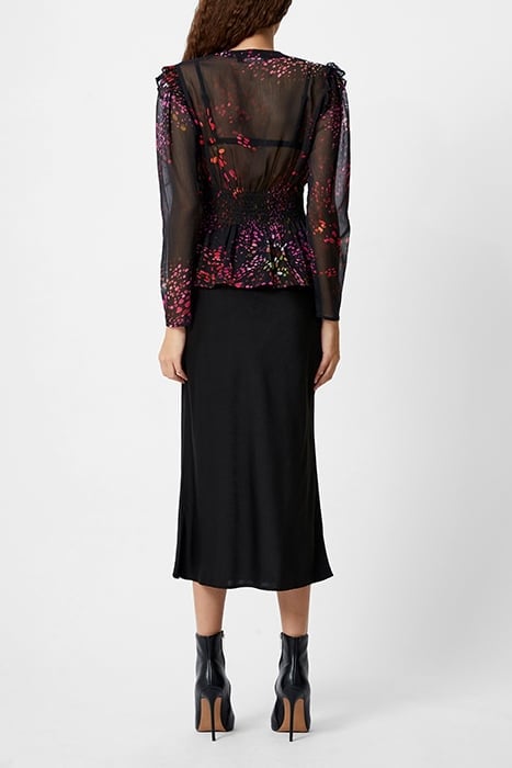 ELISE RUCHED WAIST BLACK 3