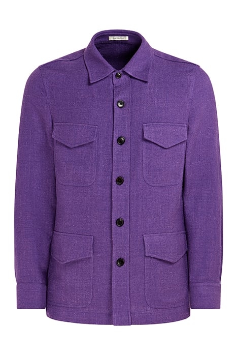 PURPLE RELAXED FIT SHIRT-JACKET PURPLE 4