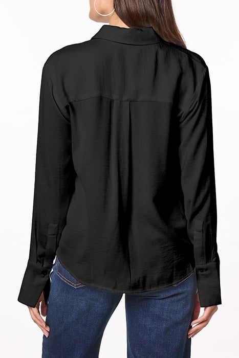 SHIRT WITH SPLIT BARREL CUFF BLACK 3