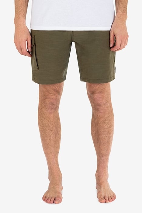 H2O DRI NOMAD CARGO 19 WALKSHORT OLIVE 1
