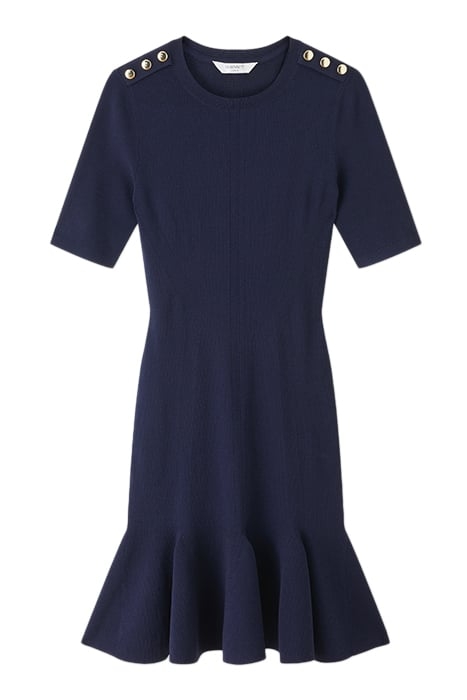 DR ANNMARIE KNIT DRESS NAVY 3