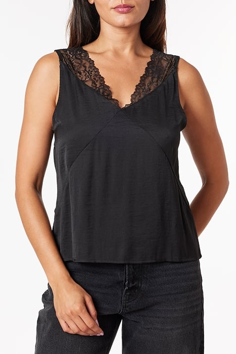 LACE TRIM TANK BLACK NIGHT 5
