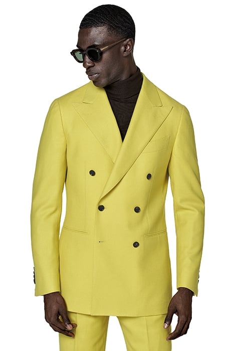 YELLOW TAILORED FIT HAVANA SUIT YELLOW 2