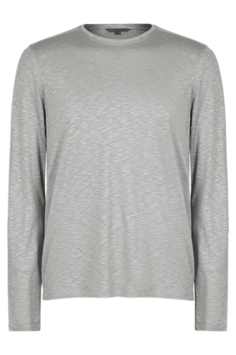 REGULAR FIT LS SLUB YARN CREW GRIFFIN GREY 1