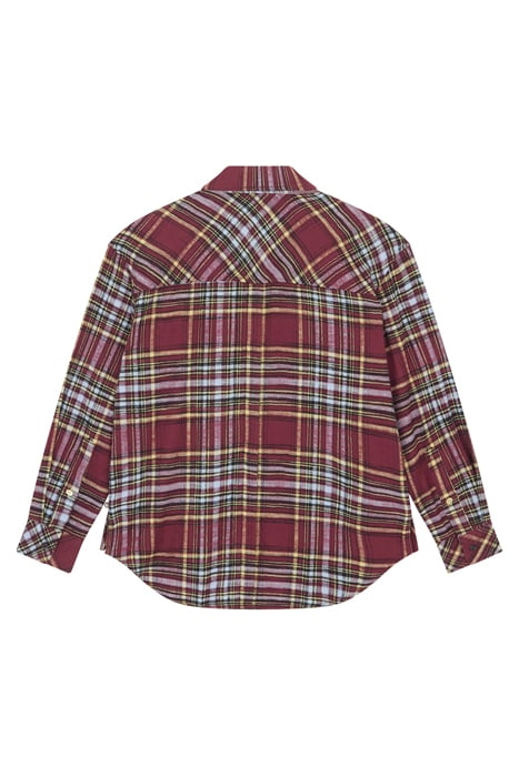 OVERSIZED SHIRT BURGUNDY 3