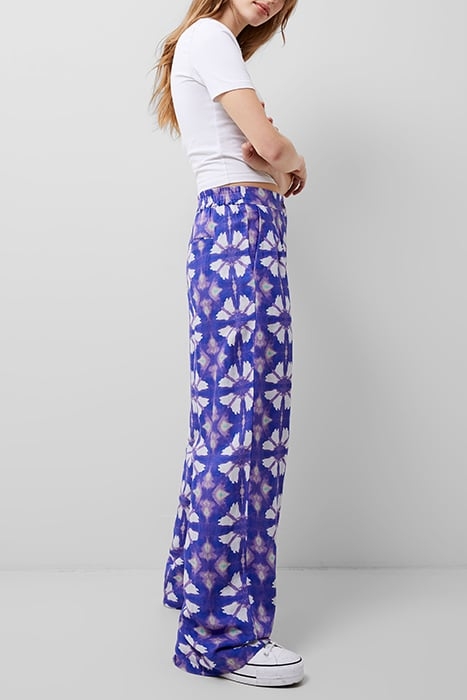 DORY BIRDIE LINEN TROUSERS BLUE 3