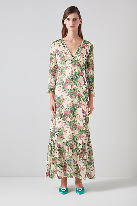 DEBORAH DEVORE MAXI DRESS CREAM 1