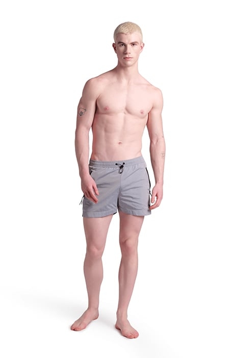 MEN'S ARENA X-DRY SERIES X-SHORT LIGHT GREY 3