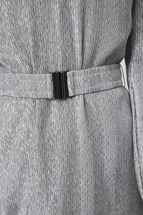 ARONÉ BELTED MINI DRESS GREY CLOUD 5