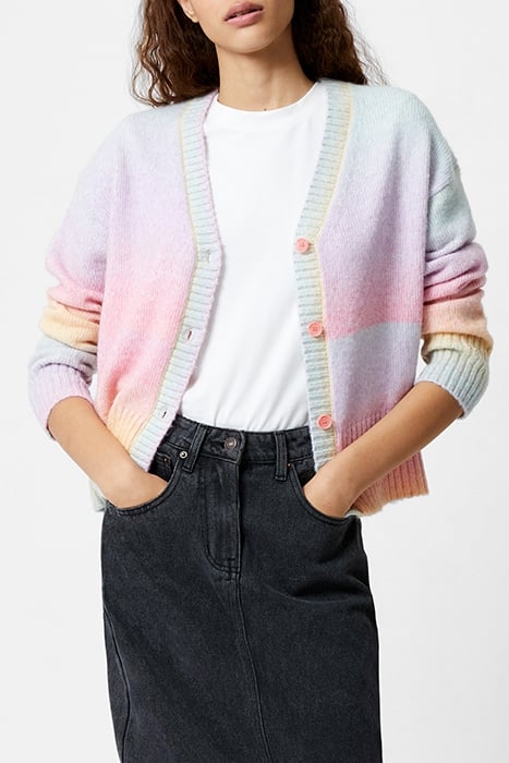 BABYSOFT L/S OMBRE CARDIGAN PASTEL MULTI 1