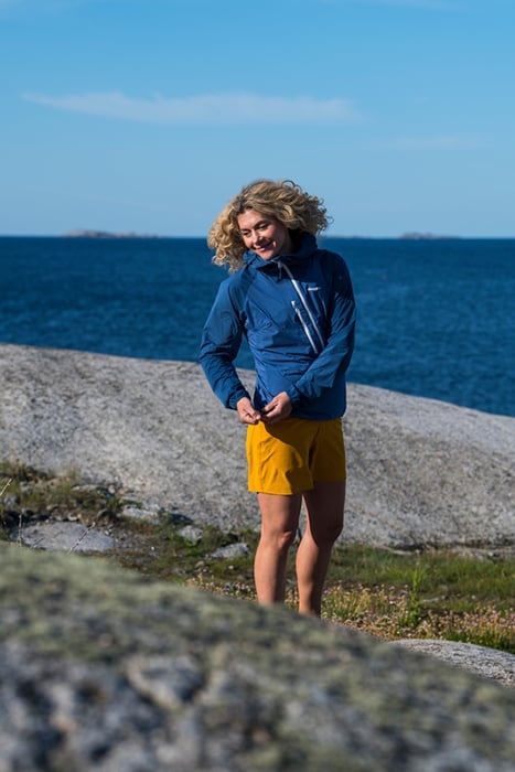 CECILIE LIGHT WIND ANORAK LIGHT THUNDER BLUE/THUNDER BLUE 1