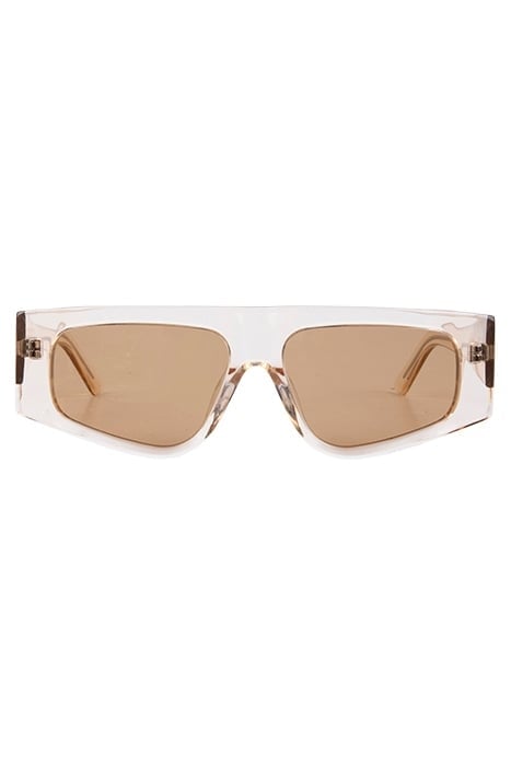 ANGLED ACETATE SUNGLASSES PALE ROSE 2