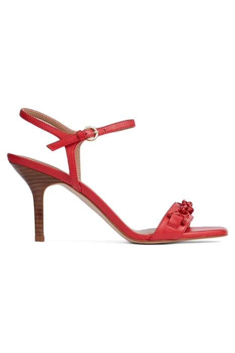 IVONNE WOODSTACK SANDAL POPPY 1