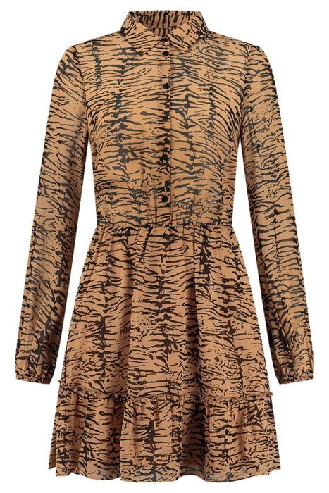 ZEBRA DRESS BLACK/HAZEL 1