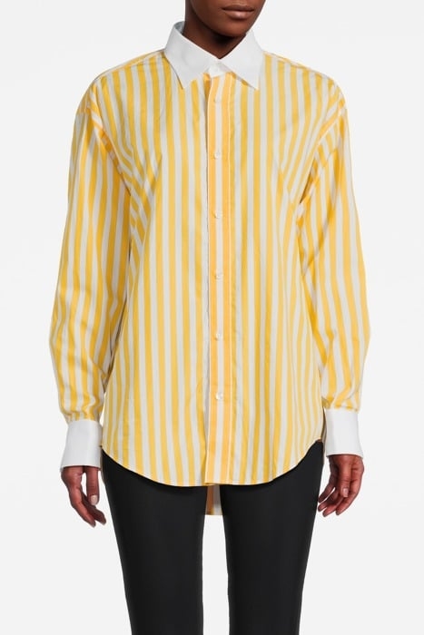 STRIPED TUXEDO SHIRT SUNNY/WHIT 1