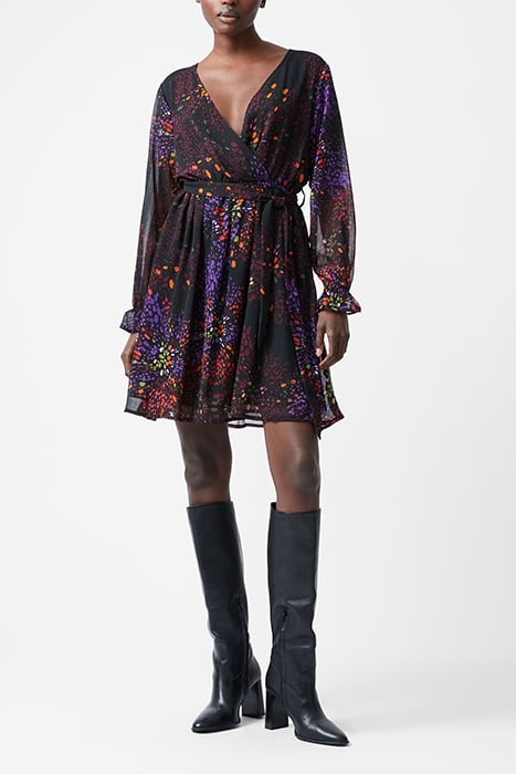 ELISE WRAP DRESS K BLACK 1