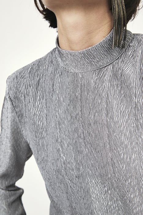 LIZ TURTLENECK TOP GREY CLOUD 5