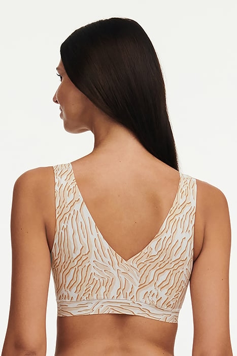 UW BRA WIREFREE DESERT SAND PRINT 2