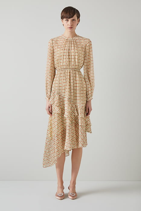 BEA BLOCK MIDI DRESS MULTICOLOR 1