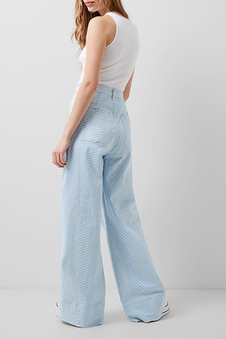 HADLEY ATEENA TWILL TROUSERS BLUE 2