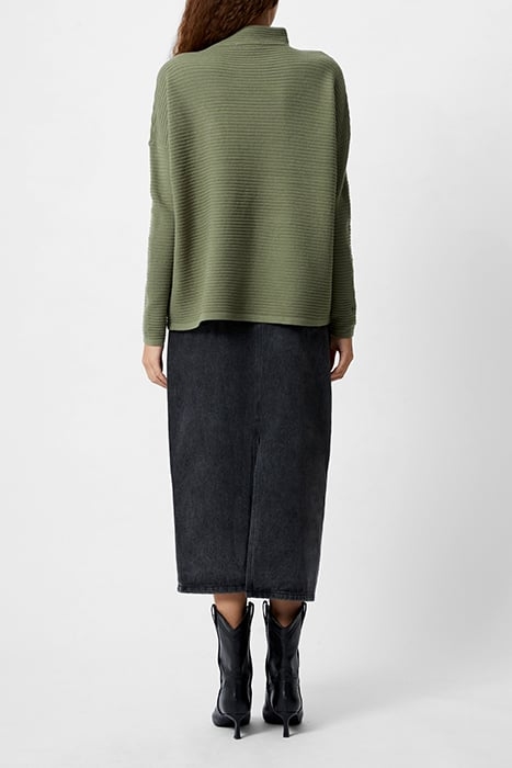 BABYSOFT LENA L/S HIGH NK JMPR KHAKI 2