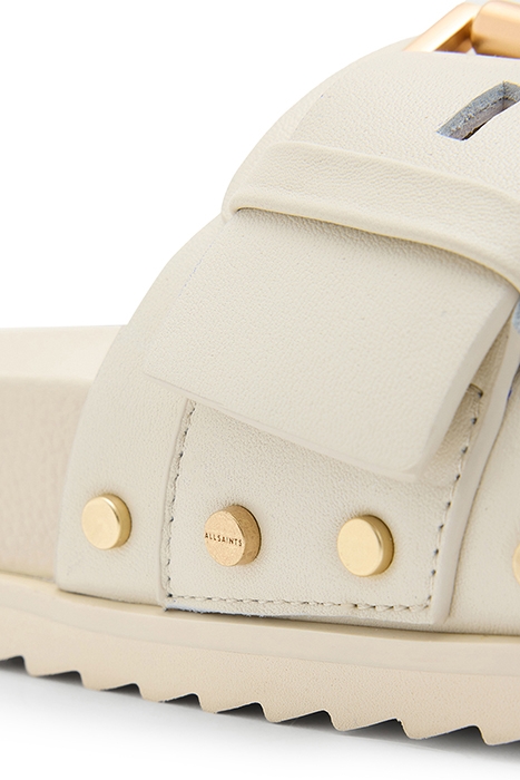 ELLIE STUD SLIDER PARCHMENT WHITE 7