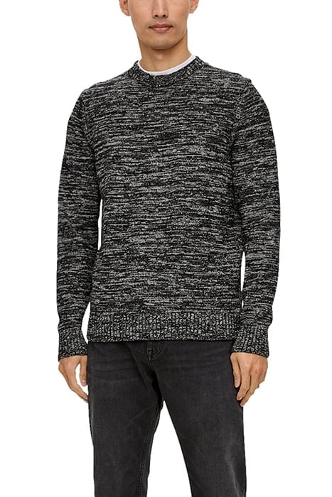 S.OLIVER PULLOVER GREY/BLACK 1