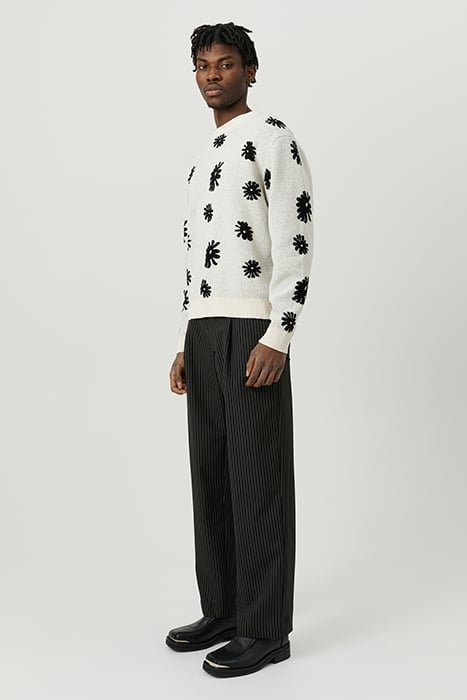 SUNNY CREWNECK SWEATER OFF WHITE MULTI 4