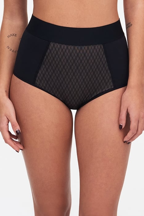 CO BO. FULL BRIEF SUPPORT HIGH W. BLACK/BEIGE 1