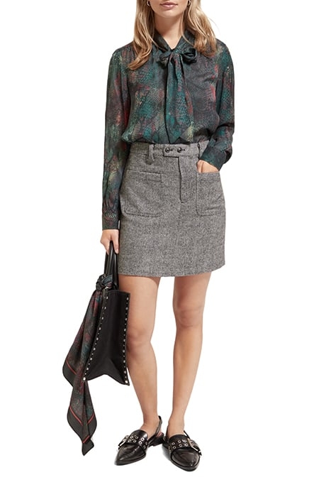 SHIRT WITH TIE NECK SNAKE 3