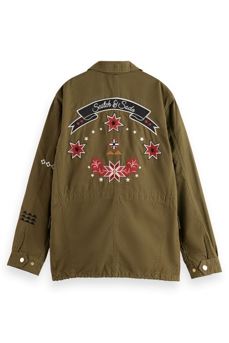 EMBROIDERED FESTIVAL JACKET MILITARY 4