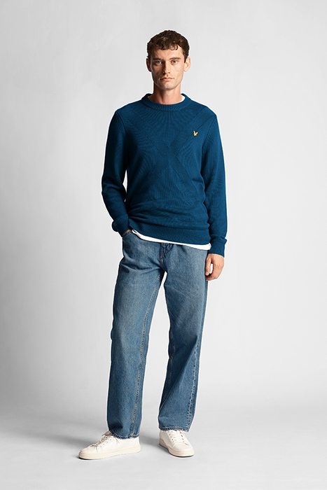 INSIGNIA CREW NECK JUMPER APRES NAVY 3