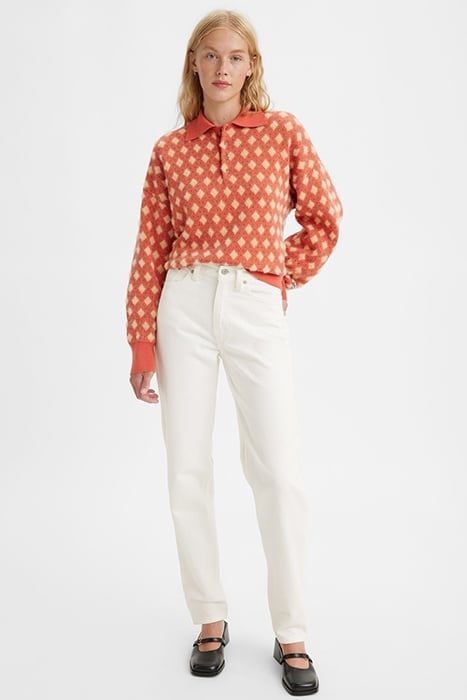 80S STRAIGHT JEANS ECRU 1