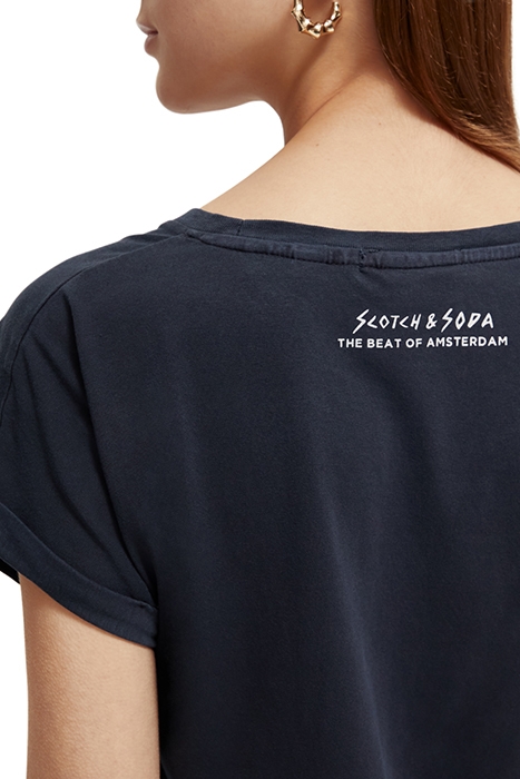 GRAPHIC PRINT T-SHIRT WASHED NAVY 6