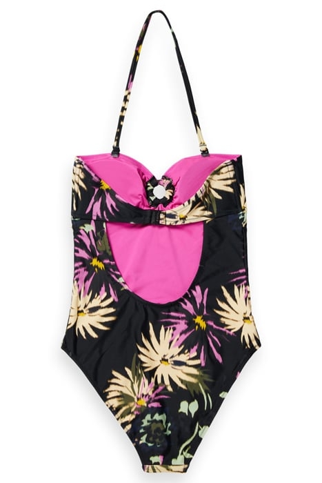 REMOVABLE STRAP SWIMSUIT ASTER BLACK 4