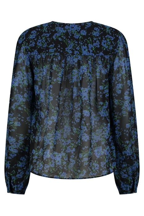 REMI BLOUSE CAMELIA FLOWER BLUE 3