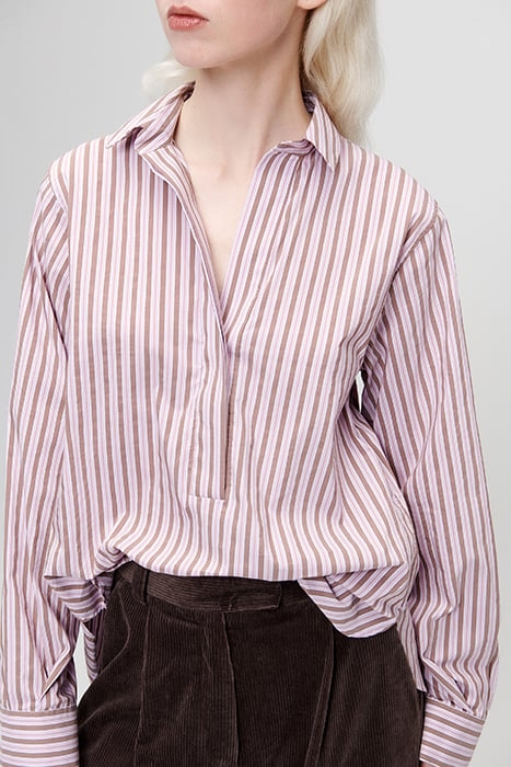 MAGGY POPLIN POLO TOP TWILIGHT 4