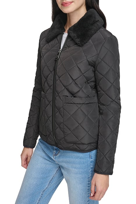 ZIPFRONT W/FF COLLAR BLACK 4