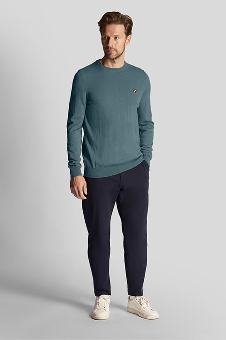 GOLF CREW NECK PULLOVER IRON BLUE 3